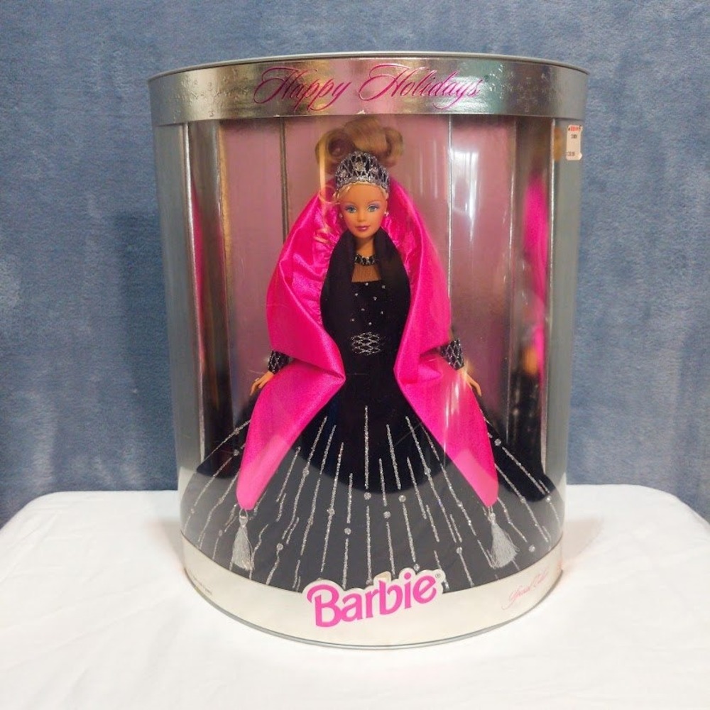 Vintage 1998 Happy Holidays Barbie 20200 Prototype Photo Back Box Error New NIB